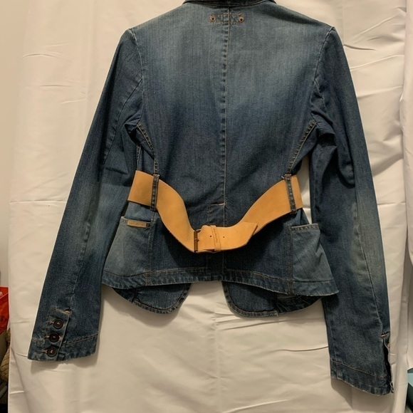 RARE!!! Vintage 90s Denim Jacket and Jeans Matching Set - Picture 3 of 16